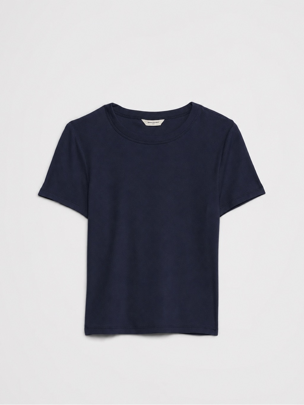 Banana Republic Navy Ribbed Tee